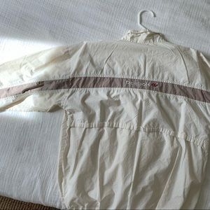 vintage • neutral reebok pullover jacket